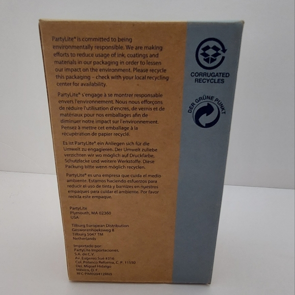 PartyLite Smartscents Metal Flower Holder Pink Green NEW Retired Hard to Find - Picture 4 of 4